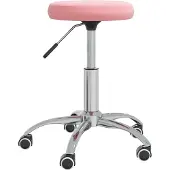vidaXL Eetkamerstoel fluweel roze