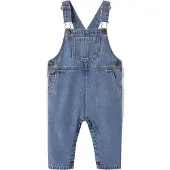 Vertbaudet Babytuinbroek van denim stone