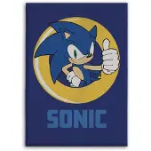 Sonic fleece deken , 100x140cm