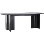 Venture Home Tyresö eetkamertafel 100x220cm zwart.