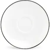 BonBistro Mokkaschotel 12,5cm black rim Basic White (Set van 6)
