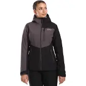 KILPI Flip, ski jas, plus size, dame, zwart