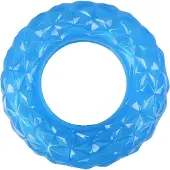 Flamingo Hondenspeelgoed Crystal Ring Feeder - Blauw - 13 cm