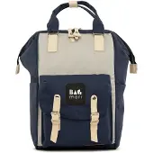 Bagmori Luiertas beige / donkerblauw