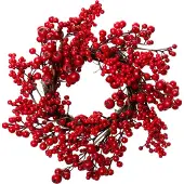 Intratuin Kerstkrans Bessen D 45 H 8 Cm
