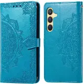 IMoshion Mandala Bookcase voor de Samsung Galaxy S25 / S24 - Turquoise