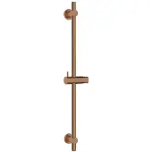 Wiesbaden Glijstang peck 76,5 cm met wateraansluiting geborsteld brons koper