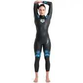 Arena Powerskin Thunder Woman Long Sleeve Neoprene Wetsuit Blauw,Zwart XS Vrouw