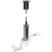 SLV Onderdeel | 3 m staalkabel pendelophanging | 48V TRACK | wit