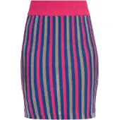 Faina Rok blauw / grijs / pink