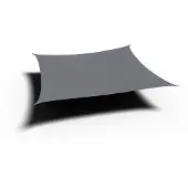 Platinum Dreamsail waterproof schaduwdoek vierkant 5x5x5x5 m - Grijs