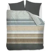 Beddinghouse Dekbedovertrek Lex Grey Green Katoen-200 x 200 / 220 cm | 2-Persoons