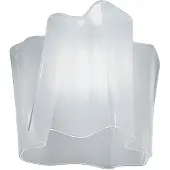 Artemide Design plafondlamp Logico, dimbaar, wit / opaal, Woon-/ Eetkamer, Glas, Design, plafondlamp design