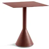 HAY Palissade Cone vierkant koffietafel 65x65 cm Iron red