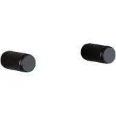 Buster + Punch Linear Knoppen Pak Van 2 Zwart - Knoppen en deurgrepen Metaal Black - GFK-02318