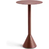 HAY Palissade Cone Tafel Ø60 Cm - Tuintafel Staal Iron Red - AA695-A381-AH17