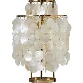 Verpan Fun 2tm Tafellamp Messing / Seashell - Tafellampen Metaal Brass - 139009