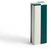HAY Tin Container Slim Green / Off-White