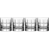 Orrefors Street Old Fashioned glas 27 cl 4-pack Transparant