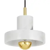 Tom Dixon Hanglampe , Stone, dimbare, Wit, Woonkamer, Marmer, Designer