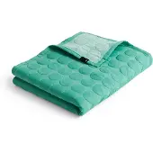 HAY - Mega Dot Bedsprei - B260 x L260 cm - Zeegroen