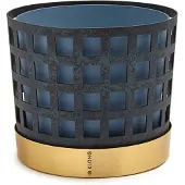 Klong Trio Flowerpot Medium Square - Bloempotten Messing Blue - 31701B