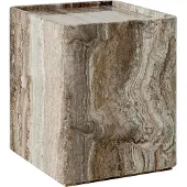 Gubi Pietra Bijzettafel Lively Sepia | 33x33x40 cm