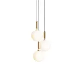 Nuura Miira 3 Hanglamp Miira 3 Large | Brass|Opal White