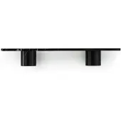 Normann Copenhagen Sten Shelf wandplank 80 cm Black marble
