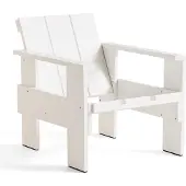 HAY Crate lounge stoel gelakt sparrenhout White