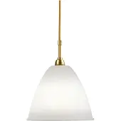 Gubi Bestlite BL9M hanglamp beenderporselein-chroom