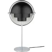Gubi Design tafellamp Multi-Lite, chroom / zilver, Woon-/ Eetkamer, metaal, Design, tafellamp