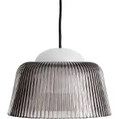 HAY Brim Bottle hanglamp Ø24,5 cm Grey glass