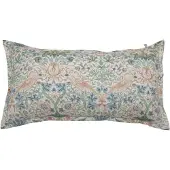 Mille Notti Morris & Co. Strawberry Thief Kussensloop Groen, 50x90 cm