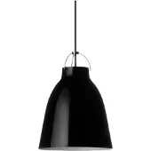 Fritz Hansen Caravaggio 2 Hanglamp Zwart-zwart textielsnoer