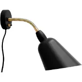 &tradition Wandlampe &Tradition, Bellevue AJ9, dimbare, Zwart, Woonkamer, Metaal, Designer