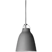 Fritz Hansen Hanglampe , Caravaggio P1, dimbare, Grijs, Woonkamer, Metaal, Designer
