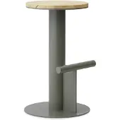 Normann Copenhagen Barstoel Pole Barstool 65 cm Pine/Grey