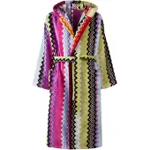 Missoni Badjas Unisex Giacomo Hooded Orange-XL