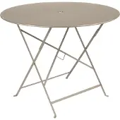 Fermob Bistro Tafel Ø96 Cm - Tuintafel Gelakt Staal Nutmeg - 23514-1