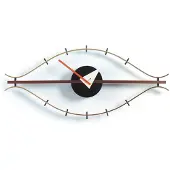 Vitra Eye Wandklok - Wandklokken Walnoot Walnut - 20125701