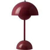 &tradition Flowerpot Vp9 Tafellamp Draagbaar - Draagbare lampen Staal Dark Plum - 133093A180