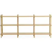 Normann Copenhagen Jam boekenkast 8 palen oak/grey