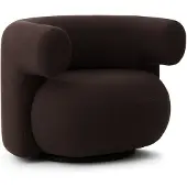 Normann Copenhagen Burra Schommelstoel Met Terugkeerfunctie Yoredale Uda06 - Fauteuils Wol Brown - 608153
