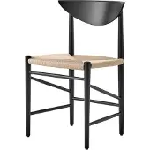 &tradition Drawn stoel HM3 Zwart eikenhout