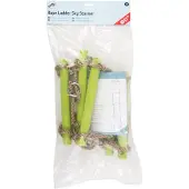 Small Foot - Touwladder met 5 Treden Groen, 200cm