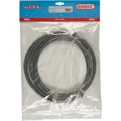 Elvedes Rem buitenkabel met voering 10 meter / Ø5,0mm - zilver (10 meter rol)