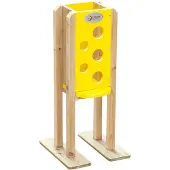 Classic World houten zandmolen speelgoed met gaten - duurzaam buitenspeelgoed.