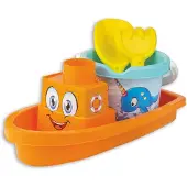 Androni Happy Fish emmerset 4-delig – oranje met visjesprint