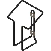 Steco Houder Voor Acculader Wandmontage Matzwart